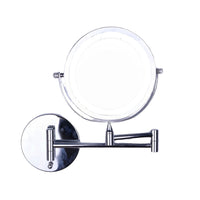 Thumbnail for GOMINIMO 8 Inch Double-Sided LED Makeup Mirror with 10x Magnifying (Silver)