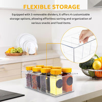 Thumbnail for GOMINIMO 4 Pack Storage Bin with Divider