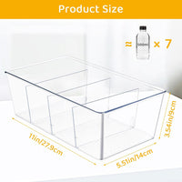 Thumbnail for GOMINIMO 4 Pack Storage Bin with Divider