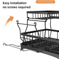 Thumbnail for Gominimo 2 Tier Dish Drying Rack with Drain Board and Drip Tray Kitchen Counter