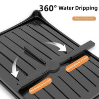 Thumbnail for Gominimo 2 Tier Dish Drying Rack with Drain Board and Drip Tray Kitchen Counter