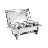 Thumbnail for GOMINIMO 9L Chafing Dish Multifunctional Stainless Steel Food Buffet Warmer Pan (3x3L Triple Trays)