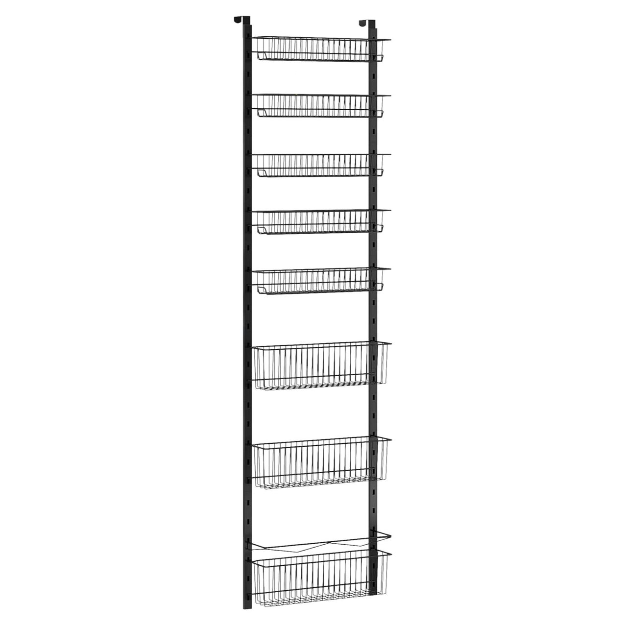 GOMINIMO 8 Tier Adjustable Baskets Over the Door Pantry Organizer Spice Rack