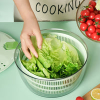 Thumbnail for GOMINIMO 3-in-1 Multifunctional 4L Salad Spinner (Avocado Green)
