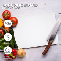 Thumbnail for GOMINIMO White Plastic Chopping Board (450 x 610 x 13mm)