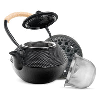 Thumbnail for GOMINIMO 1200ML Iron Teapot with Filter and Warmer