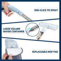 Thumbnail for GOMINIMO Micro-fibre Spray Mop Set with 1 Pad (Blue)
