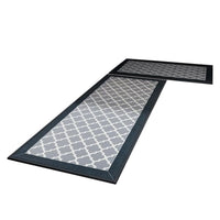 Thumbnail for GOMINIMO 2 PCS Washable Non Slip Absorbent Kitchen Floor Mat (44x80+44x150cm, Black Lucky Clover)