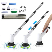 Thumbnail for GOMINIMO Cordless Electric Spin Scrubber with 7 Replaceable Brush Heads (White)