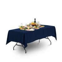 Thumbnail for Gominimo Rectangle Tablecloth Polyester Dining Table Cloth Cover 230cm Navy Blue