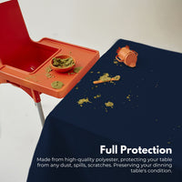 Thumbnail for Gominimo Rectangle Tablecloth Polyester Dining Table Cloth Cover 230cm Navy Blue