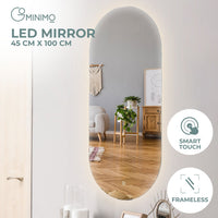 Thumbnail for GOMINIMO LED Mirror 1000mm Oval