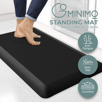 Thumbnail for GOMINIMO 1 Pcs Anti Fatigue Floor Mat (Black, 50cm x 80cm x 1.9cm)