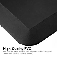 Thumbnail for GOMINIMO 1 Pcs Anti Fatigue Floor Mat (Black, 50cm x 80cm x 1.9cm)