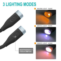 Thumbnail for GOMINIMO LED Neck Reading Light Grey