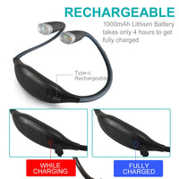 Thumbnail for GOMINIMO LED Neck Reading Light Grey