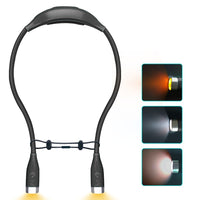 Thumbnail for GOMINIMO Adjustable LED Neck Reading Light in Black
