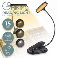 Thumbnail for GOMINIMO LED Clip Book Light 15 LED