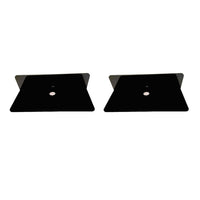 Thumbnail for GOMINIMO Acrylic Floating Wall Shelves Set of 2 with Cable Clips (Black)