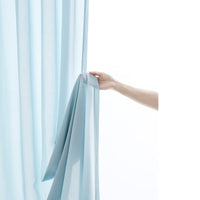 Thumbnail for GOMINIMO Natural Linen Blended Curtains (Set of 2, W132cm x D243cm, Dark Blue)