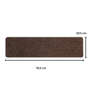 Thumbnail for GOMINIMO Set of 15 Non Slip Carpet Stair Tread 20.3 x76cm (Brown)