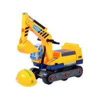 Thumbnail for GOMINIMO Kids Ride On Sand Excavator Toy Car with Helmet GO-KEX-100-JBL