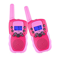 Thumbnail for GOMINIMO 2 Pack Walkie Talkies for Kids with 40 Channels & LED Flashlight & LCD Screen (Pink)