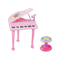 Thumbnail for GOMINIMO Kids Electronic Piano Keyboard Toy with Microphone and Chair (Pink)