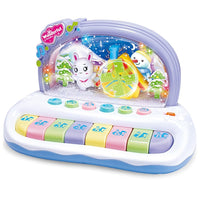 Thumbnail for GOMINIMO Kids Toy Musical Snowflake Electronic Piano Keyboard (White)