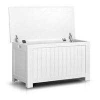 Thumbnail for GOMINIMO Kids Toy Storage Box with Lid and Air Gap Handle (White)