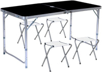 Thumbnail for KILIROO Camping Table 120cm Black (With 4 Chair)