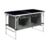 Thumbnail for KILIROO Camping Table 120cm Black (With Grey Storage Bag)