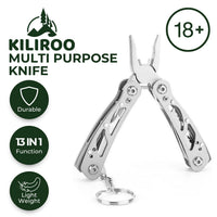 Thumbnail for KILIROO Multi Purpose Knife - Silver