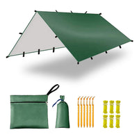 Thumbnail for KILIROO 3X4m Large Waterproof Camping Tarp Tent (Forest Green)