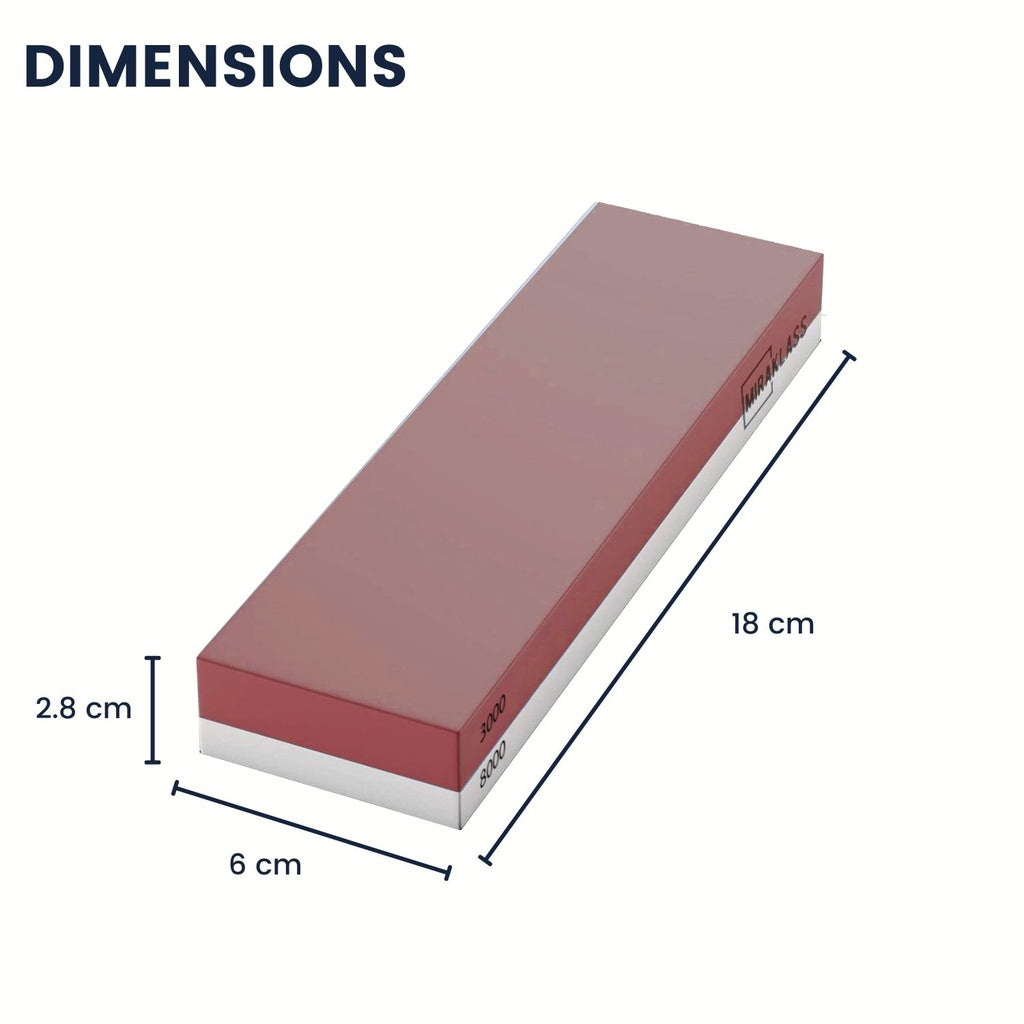 Miraklass Sharpening Stone Set (400/1000+3000/8000 Grit)