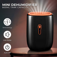 Thumbnail for MiraKlass 800ML Dehumidifier (Black)