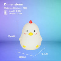 Thumbnail for Muid Sleepy Chicken Night Lamp Function Only White HM--103-MUID