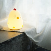 Thumbnail for Muid Wake Up Chicken Night Lamp Alarm Clock White HM--104-MUID