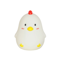 Thumbnail for Muid Wake Up Chicken Night Lamp Alarm Clock White HM--104-MUID