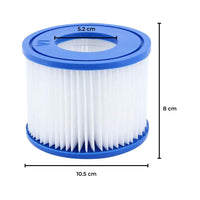 Thumbnail for NOVEDEN 8 Pack Hot Tub Spa Filter Replacement Cartridge Size ? (Blue and White)