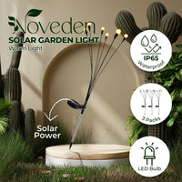 Thumbnail for NOVEDEN 3 Pieces Solar Powered Firefly Lights (Warm)