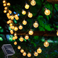Thumbnail for NOVEDEN 100 Light Bulb Solar String Light (Warm Light)