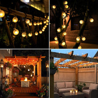 Thumbnail for NOVEDEN 200 Light Bulb Solar String Light (Warm Light)