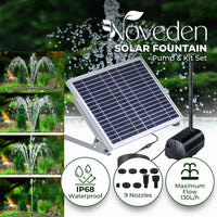 Thumbnail for NOVEDEN Solar Water Pond Water Fountain 36*34cm