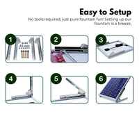 Thumbnail for NOVEDEN Solar Water Pond Water Fountain 36*34cm