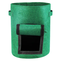 Thumbnail for NOVEDEN 5 Packs 10 Gallon Plant Grow Bags with Window Flap (Dark Green)