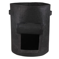 Thumbnail for NOVEDEN 5 Packs 10 Gallon Plant Grow Bags with Window Flap (Black)