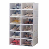 Thumbnail for GOMINIMO Plastic Shoe Box 12pcs (White)