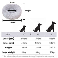 Thumbnail for Floofi Pet Bed 60cm (Rose Gold)