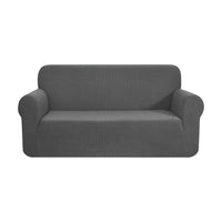 Thumbnail for GOMINIMO Velvet Sofa Cover 3 Seater (Grey)